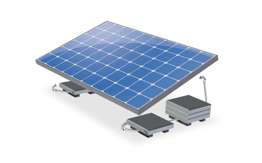 Balkonkraftwerk Unterkonstruktion Flachdach - Van der Valk ValkBox 3 [Set für 1 Modul]