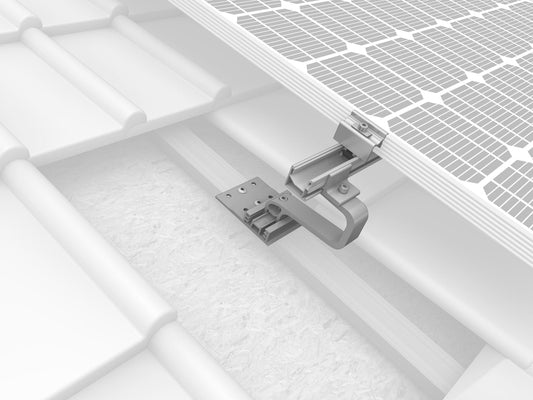 Balkonkraftwerk Unterkonstruktion Schrägdach [Set für 2 Module]